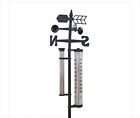 Garden Depot Large Outdoor Thermometer Weather Station Decorative Patio Rain Gauge 0790683200087