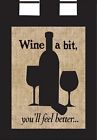 25c3805 Garden Evergreen Wine Bit Flag