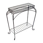 Garden Treasures Plant Stands Indoor Metal Outdoor Flower Tier Display Patio Decor Holder 732773698763