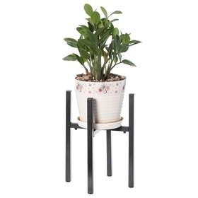 Qi003984 Gardenised Adjustable Metal Plant Holder Flower Pot Stand Expands From 9.5- 14.5 Inches