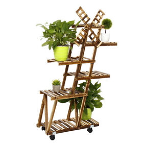 Kbv4216499 Garfans 6 Tier Plant Stand Flower Shelf Rack Outdoor Garden Pots Holder Display
