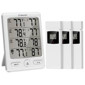Geevon 785957430178 Indoor Outdoor Thermometer Wireless With 3 Remote Sensors Digital Hygrometer
