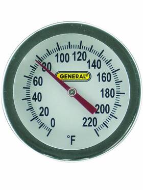 General Tools Pt2020g-220 Soil And Compost Dial Thermometer With 20-inch Probe 0-220 F Range