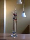 Glass Galileo Thermometer With 5 Colored Floating Vessels 309993099931