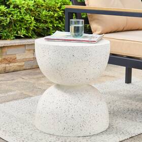 Gh2007200021 Glitzhome Garden Stool Or Planter Stand 17.75 Inch H Multi-functional Mgo White