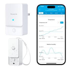 H5107 Goveelife 810127732773 Wi-fi Gateway Thermometer Hygrometer Outdoor Indoor Wireless Temperatu