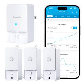 H5107 Goveelife 810127732780 Wi-fi Gateway Thermometer Hygrometer Outdoor Indoor Wireless Temperatu