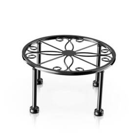 Store-01 Gsk Green Store Metal Black Plant Stands Anti-rust Iron Pot Shelf 1 Pack Glossy