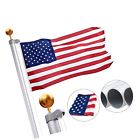 Gt-20fps Gientan Sectional Flag Pole Kit With Us Extra 723172937126