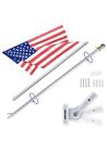 Gt-sfp-6w Gientan Aluminum Tangle Free Spinning Flag Pole Kit 723172937119