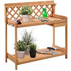Gt2882new Giantex Potting Bench Outdoor Garden Work Station Planting Solid Wood