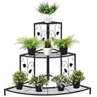 66lb-tier Gt3201 Tier Decorative Floral Corner Plant Pot Rack Wt Capacity