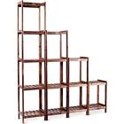 Gt3283gt3284gt3585gt3286 Giantex Flower Rack Plant Stand Wood Bookshelf Multipurpose Utility Storage