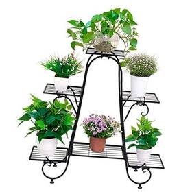 Ty21032hh Guangzhou Beimi Fashion Co.ltd 6 Tier Plant Stand Metal Flower Pot Holder Display Indoor Outdoor