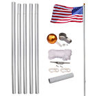 H01-1262-ud Simon Elf-1 Unbranded Used Aluminum Sectional Flagpole Kit Outdoor Gold 700161263978
