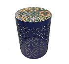 H01-89390a Unbranded Metal Plant Stand With Tile Top 671424684857