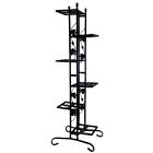Hd5199-bk Unbranded Plant Stand Level Wrought Iron Black Finish Indoor Outdoor