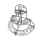 Hd5207-hb Unbranded Tiered Plant Stand Storage Foldable Steel Indoor Outdoor Garden