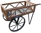 Hd92008-bk Unbranded Flower Garden Wagon On Wheels 0730050070189