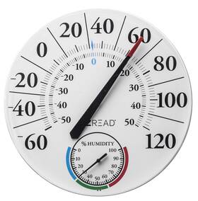 Headwind 053291412120 Ezread Hanging Dial Thermometer 840-1212 Weather Thermometers For Indoor And