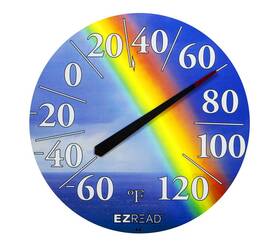 840-1220 Headwind 053291412205 Ezread Hanging Dial Thermometer Weather Thermometers For Indoor And
