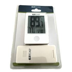Headwind 053291415015 Ezread Wireless Digital Thermometer With Clock Indoor/outdoor Large Display Nib