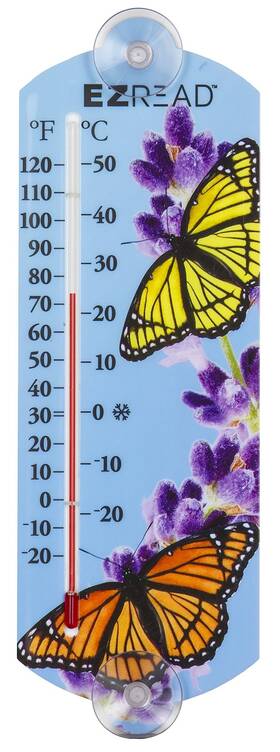 Headwind 840-0058 Consumer Products Ezread Indoor/outdoor Thermometer With Butterfly 10 Inch