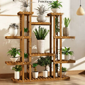 Aguyo1cj236x Heavy Duty Large Plant Stand Indoor Outdoor Planter Flower Holder Shelf Rack Usa