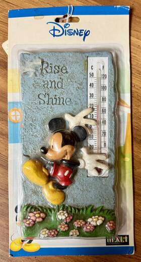Henri Studio 040209537952 Vtg 90s Disney Home Mickey Mouse Thermometer Indoor Outdoor Inc