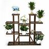 Hg61x0993-e05 Jaxsunny Indoor Tier Wooden Flower Plant Stand Shelves 973504021793