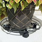 Hmi-743 Sunnydaze Decor Deluxe Metal Indoor Outdoor Planter Caddy 815008026743