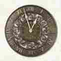 Hn-wh243 Whitehall Clock Outdoor Wall Indoor Garden New Patio Metal Aluminum Pool Accent Rust Free