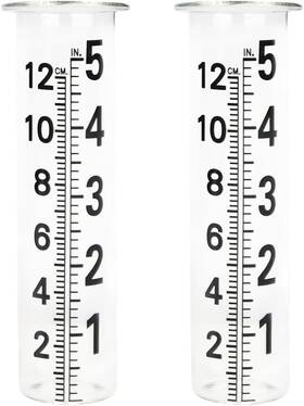 Sy51020501 Hobyluby 5ftft Capacity Rain Gauge Replacement Tube 2 Pcs 5 Glass