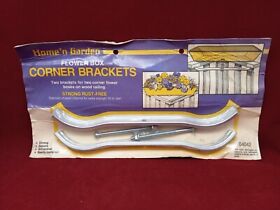 04042 Home Footn Garden Flower Box Corner Brackets Strong Rust Free