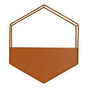 Homeroots 808223350953 Metal Wall Planter Orange