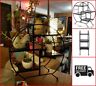 Huajia-4tier Pagpag Vintage Mid Century Modern Shelf Tier Round 804037901893
