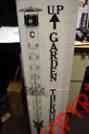 Hw-009 The Unique Tall Garden 44 Sticks Ground Great Thermometer