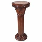Id2tvrxrng General Design Toscano Imperia Inlaid Pedestal Plant Stand Large Home