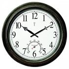 50308 Indoor Atomic Clock Acurite Aged Outdoor Thermometer Metal 18-