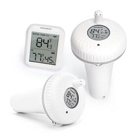 Ibs-p01r Inkbird 692619816709 2 Wireless Pool Thermometers With Receiver Set Easy
