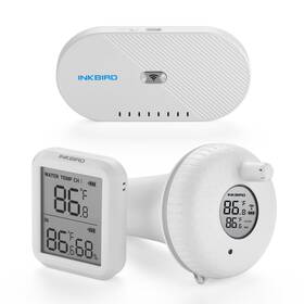 Ibs-m1-p01r-2 Inkbird Wifi Gateway And Wireless Pool Thermometer Connect To For Remote Monito