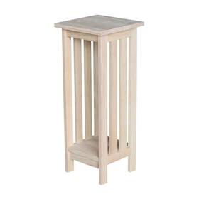 3070 International Concepts Plant Stand 30 Inh With Shelves Indoor Unfinished Wood