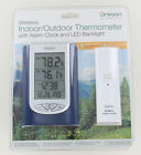 Iwa-80055 Oregon Scientific New Wireless Indoor Outdoor Thermometer Clock Backlight Iwa-80055 Oregon Scientific New Wireless Indoor Outdoor Thermometer Clock Backlight