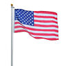 Jcb-flp-22-0004 Jacoble Upgraded Sectional Aluminum Flagpole Us Flag Ball Halyard Pole