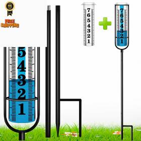 Jmbay 230819a Rain Gauge Outdoor Freeze Proof Gauges Large With 2 Tubes