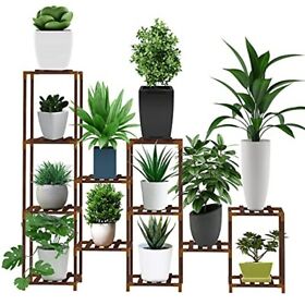 Jollypop Plant Stand Indoor Outdoor Wood Stands Tall
