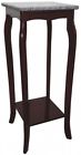 Jw-118m Unbranded Brown Marble Top Indoor Plant Stand 0854570003233