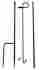 K11213 Garden Famousflags Heavy Duty Steel 3 Piece Adjustable Height Flag Pole Stand 45 Made Usa