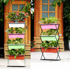 Kad5931988657924ed Ikayaa Tier Folding Outdoor Indoor Pot Plant Stand Garden Decor