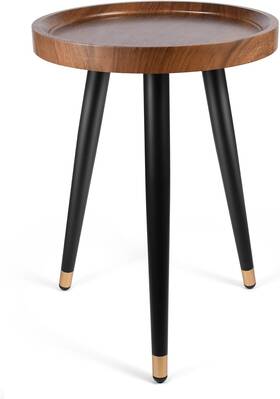 Kgplome 313041416465 Walnut Wood Indoor Plant Stand Table Heavy Duty Flower Pot 12 Inch X17